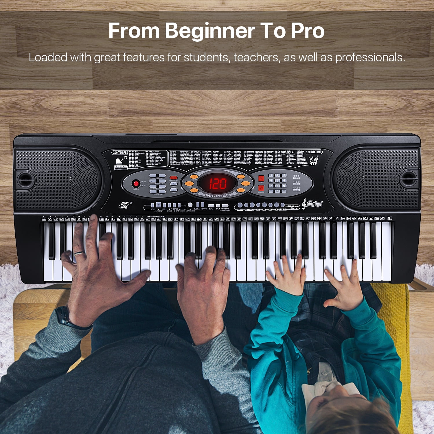how to record digital piano