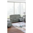 thumbnail image 3 of Modern Smoke Fur-Like Corduroy 2pc Reclining Sofa Set 83"x37"x41"H for Living Room, 3 of 15