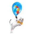 thumbnail image 1 of Adornos colgantes para coche con globos coloridos colgantes decorativos Gato blanco, 1 of 5