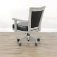thumbnail image 2 of Pemberly Row Chaises de Jeu en Bois avec Roulettes et Siège Coussiné en Gris Alpin, 2 of 11