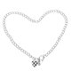 thumbnail image 1 of KAKOWELY 1 collar con diseño de tablero de ajedrez y corazón para San Valentín., 1 of 4