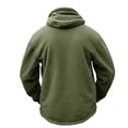 thumbnail image 4 of Futezty Winter for Men Outdoor Warm Inner Liner Fleece Cold Proof Solid Color Hooded Jacket, 4 of 4