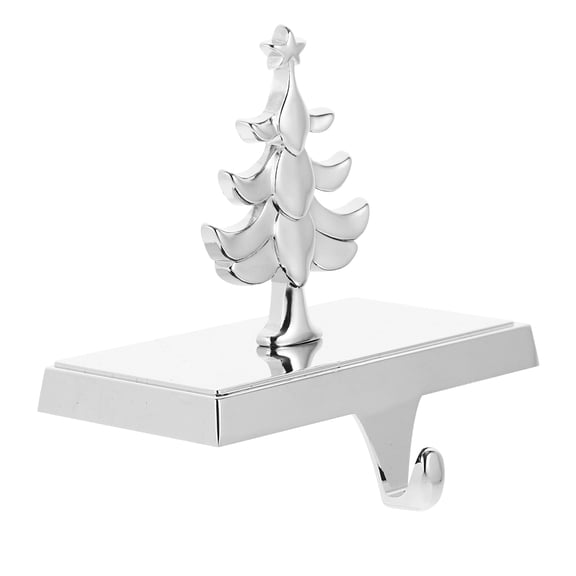 PAMINGONO 1Set Christmas Stocking Holder Hook Shape Iron Hanging Xmas Decorations For Mantle