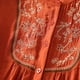 thumbnail image 5 of Vestidos Casuales Para Mujer, Blusas De Mujer De Moda Blusa de lino sintético con botones bordados para mujer, manga 3/4 y cuello alto, 5 of 5