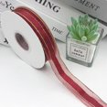 thumbnail image 3 of LAICAIW Red Ribbon-Organza Sheer Ribbon,1 Inch x 50 Yards Gift Satin Ribbon for Party Decoration,Gift Wrap,DIY Crafts, 3 of 7