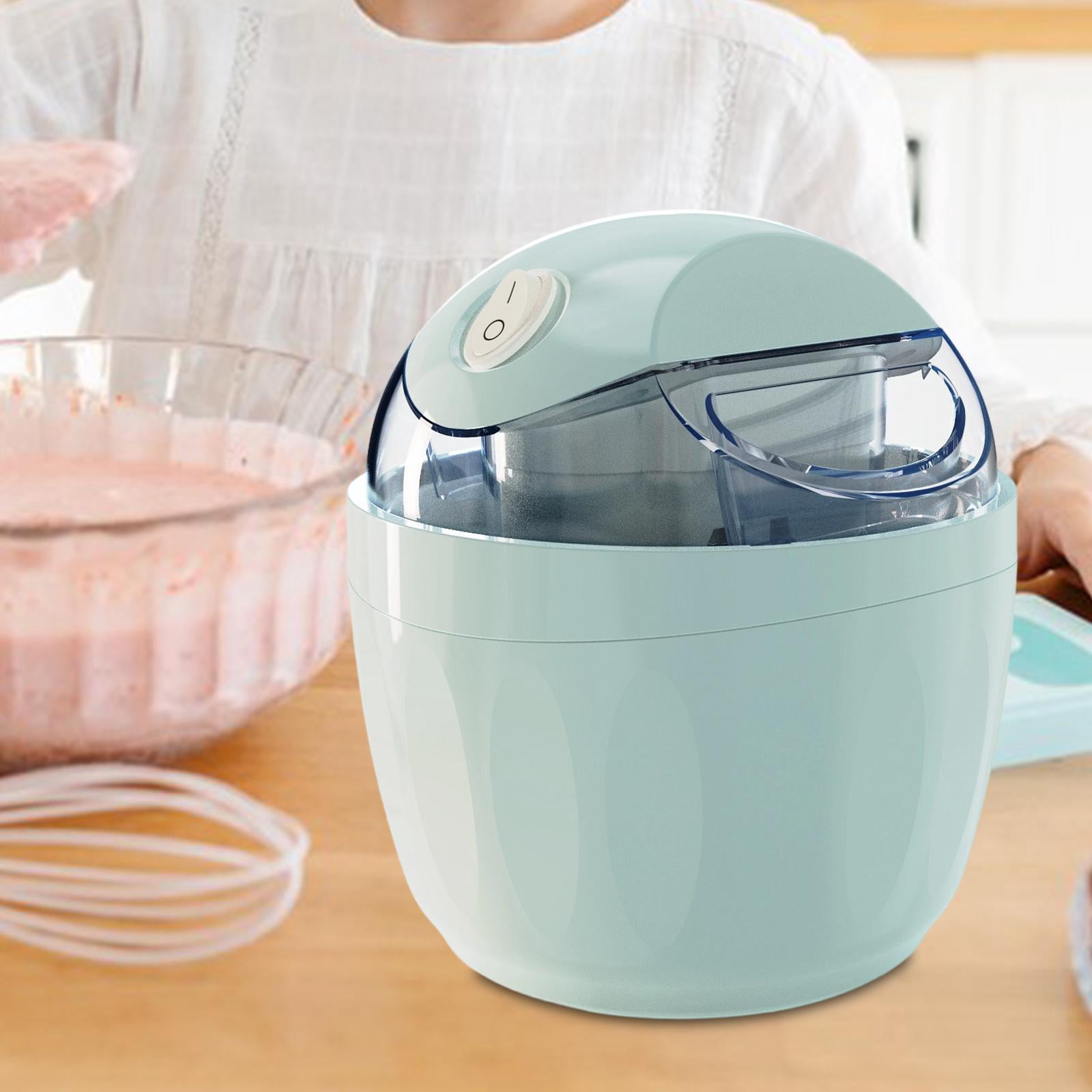 Axioma Electric Ice Cream Maker Easy to Clean and Use Home Use Summer Dessert Maker Blue
