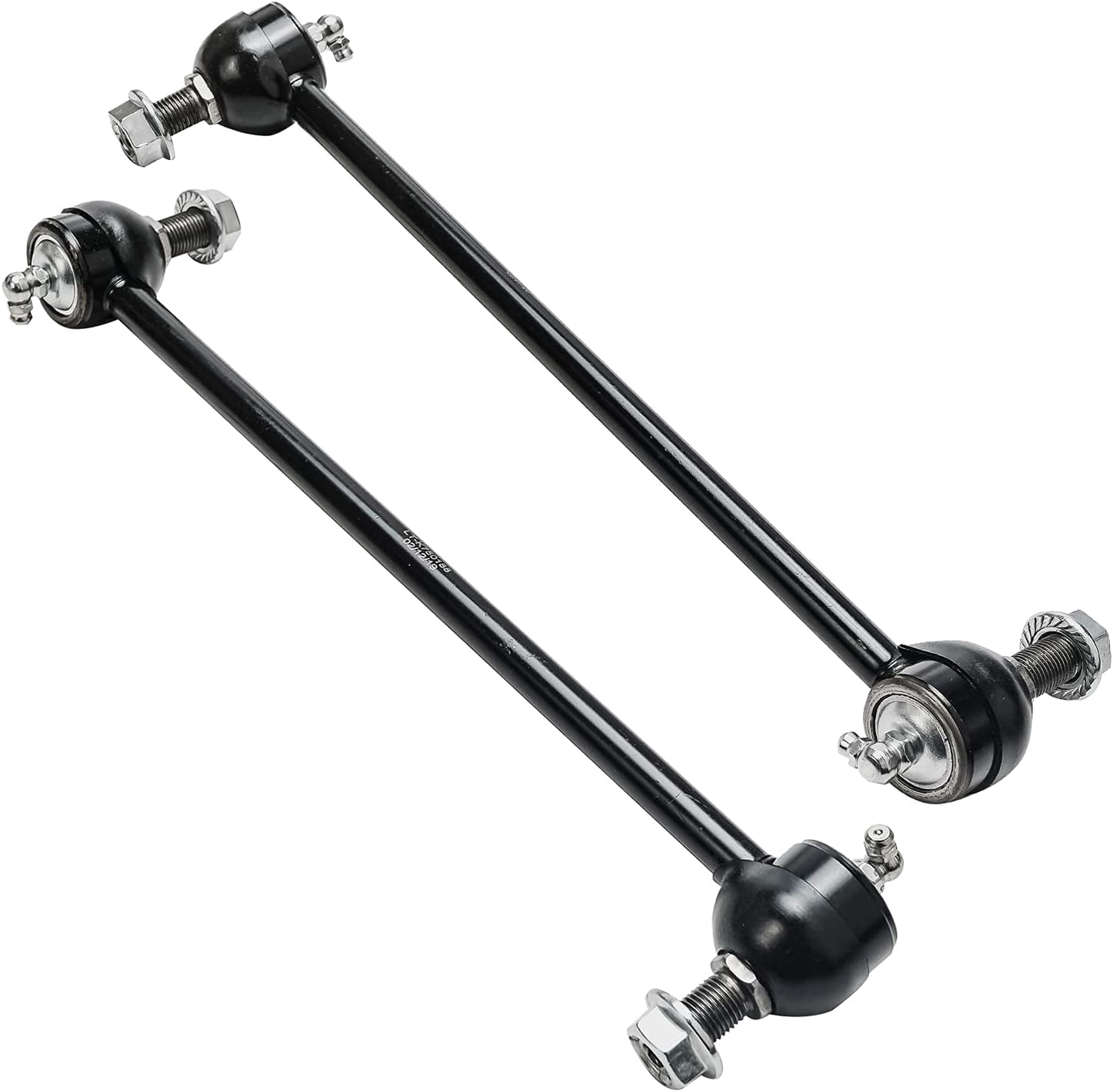 Detroit Axle - Front End 6pc Suspension Kit for 2010-2017 Chevy Equinox GMC Terrain 2 Lower Control Arms w/Ball Joints 2 Sway Bars 2 Outer Tie Rods 2011 2012 2013 2014 2015 2016 Replacement