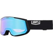 100% Snowcraft XL Goggle - Black/Silver; Mirror Silver