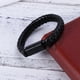 thumbnail image 3 of 20cm USB Type C Data Sync Cable Braided Wristband Style Charging Cable (Black), 3 of 4
