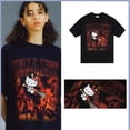 thumbnail image 3 of Camiseta Kawaii Hello Kitty Anime Sanrio Y2K algodón puro manga corta moda calle americana Retro suelta amantes Top, 3 of 4