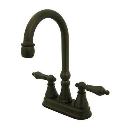 UPC 663370032066 product image for Kingston Brass KS2495AL Two Handle 4 Centerset Bar Faucet without Pop-Up Rod | upcitemdb.com