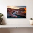thumbnail image 2 of Elephant Stock Reflection Canyon Scenery Wall Art - Horizontal Canvas Wall Art - Living Room Wall Decor - Nature Canvas - Gray And Orange Decor - 12" x 8", 2 of 8