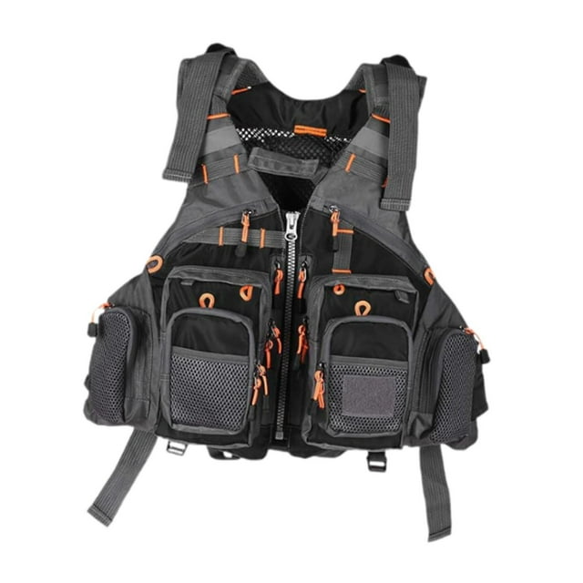 Chaleco de Pesca Strade Fareast Limited Multiusos Transpirable Negro