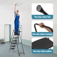 thumbnail image 3 of Folding step stool with bandwidth anti slip pedals and tool trays, lightweight and portable steel step stool, perfect for kitchen and home, indoor and outdoor use, sturdy steel steps (6 levels), 3 of 10