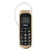 J8 Unlock mini mobile phone Bluetooth dialer earphone 0.66 inch Single SIM card MP3 SMS Low radiation cell phones
