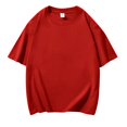 thumbnail image 5 of Mens Oversized T-Shirts Fashion Loose Fit Crewneck Tshirt Streetwear Heavyweight Short Sleeve Tee Shirt Gym Workout Tops, 5 of 5