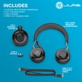 thumbnail image 3 of JLab Epic Work Casque Sans Fil, ANC, 90+ Hr d'Autonomie, Hub de Charge, Muet Rapide, Multipoint, PC/Laptop/Mobile, 3 of 7