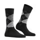 thumbnail image 2 of Burlington Calcetines de Mujer - Queen, Calcetines Cortos, Algodón, Diseño de Rombos, Emblema del Logotipo Negro/gris/rosa, 2 of 4