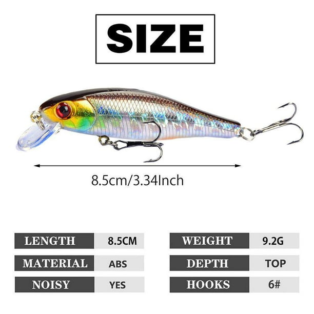 Taruor Taruor Glider Fishing Lures 178mm Glide Bait Jointed Swimbait Artificial Hard Baits Lures with Treble Hooks, Size: Color 15