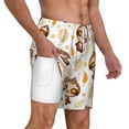 thumbnail image 6 of Rocae Sloth Yoga for Men's Swim Trunks Quick Dry With Two Side Pockets and One Lined Patch PocketXX-Large, 6 of 9