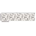 thumbnail image 2 of Ambesonne Vintage Botany Fabric by the Yard Upholstery, Sakura Bloom Sketch, 10 Yards, Champagne Charcoal Grey, 2 of 4