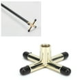thumbnail image 4 of Pool Bridge Head, Electroplating Process Colloidal Particles Durable Billiards Accessories  For Most Billiard Cues Cross, 4 of 8