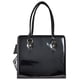 thumbnail image 4 of Bolsa Tote Bjx Fashion Charol Negro Elegante 31x35x15 cm, 4 of 4