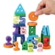 thumbnail image 4 of Puzzle de apilamiento de bloques numéricos de madera | Juguete de clasificación de formas de conteo Montessori | Aprendizaje sensorial de matemáticas STEM para niños pequeños | Tablero de clavijas, 4 of 9