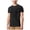 Black-tZDCQ, variant on JFOPQVSM Men's Sports T Shirt Solid Color Round Neck Ice Silk Quick Drying Sports T Shirt