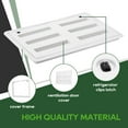 thumbnail image 4 of Support de Ventilation Inférieur/haut pour Réfrigérateur RV 23-1/8"W x 15 Pouces H, Remplacement de Couverture de Ventilation de Réfrigérateur RV Blanc avec Écran pour Remorque de Véhicule Récréatif, 4 of 5