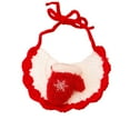 thumbnail image 6 of Fwttom Christmas Pet Bandana - Cute Knitted Warm Handkerchiefs, Christmas Decoration Collar Holiday Kitten Puppy Bandana, Cat Dog Scarf for Small Dogs Cats, 6 of 6
