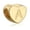 A, variant on Initial Heart Charms Gold Plated  Sterling Silver Womens Ginger Lyne Collection
