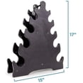 thumbnail image 5 of Dumbbell Rack Stand, Triangle And Big Leaf 5-tier Dumbbell Storage Weight Rack Multilevel Hand Weight Tower Stand For Home Gym Workout Office Fitness, 5 of 5