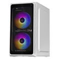 thumbnail image 2 of Gabinete XTREME PC GAMING Zero Mini Torre 3 Fan ARGB 600W Blanco CXTGI730WT, 2 of 6