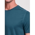 thumbnail image 5 of RBX Active Men's Quick Dry Shadow Stripe Crewneck Performance Workout Tee, 5 of 10