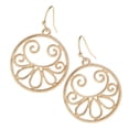 thumbnail image 1 of Oro Flower Honeybee Cuelga Los Pendientes Stud Party Jewelry Gift 2.4x3.4cm, 1 of 9