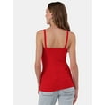 thumbnail image 4 of No Boundaries Ribbed Cami Top, 1 or 5-Pack, Women's, 4 of 5