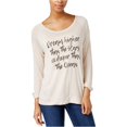 thumbnail image 1 of Jamie & Layla - Camiseta gráfica informal para mujer, color beige, pequeña, 1 of 2
