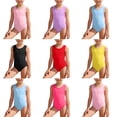 thumbnail image 2 of Zecgelong Girls Piece Swimsuit Solid Color Toddler Bathing Summer Beachwear For Kids Blue Size 13-14 Years, 2 of 5