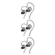 thumbnail image 3 of Sidaley Auriculares con cable Auriculares de 3,5 mm Auriculares para correr Jogging Auriculares para teléfono inteligente Manos libres Auriculares Type1 NO1, 3 of 6