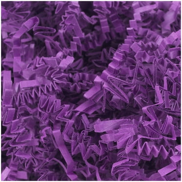 JAM Paper Crinkle Cut Shred Tissue Paper, 2 oz, 1/Pack, Purple