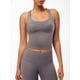 thumbnail image 4 of Camiseta sin mangas de yoga para mujer Acolchada de secado rápido Amigable con la piel Entrecruzada con tiras en la espalda Deportes, 4 of 8