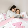 thumbnail image 5 of Castle Fairy Bow Personalized Initial L Full Size Comforter Sets,Dreamy Bedding Sets, 5 of 8