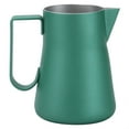thumbnail image 4 of Milk Frothing Pitcher, Green/Blue 350 ML Coffee Frothing Pitcher, With Ergonomical Handle Cafe For Coffee Latte Milk Blue,Green, 4 of 8