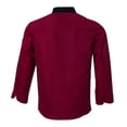 thumbnail image 4 of Tachiuwa Veste de Chef à Manches Longues Unisexe Uniforme Cuisine Design Classique Rouge 2TG, 4 of 9