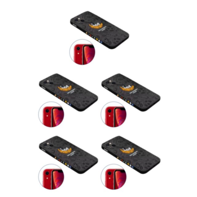 mmirethe 1/2/3/5 Mobile Phone Protective Case Drop Protective Heigh Lens Protection for X XS XR XS Max TYPE12