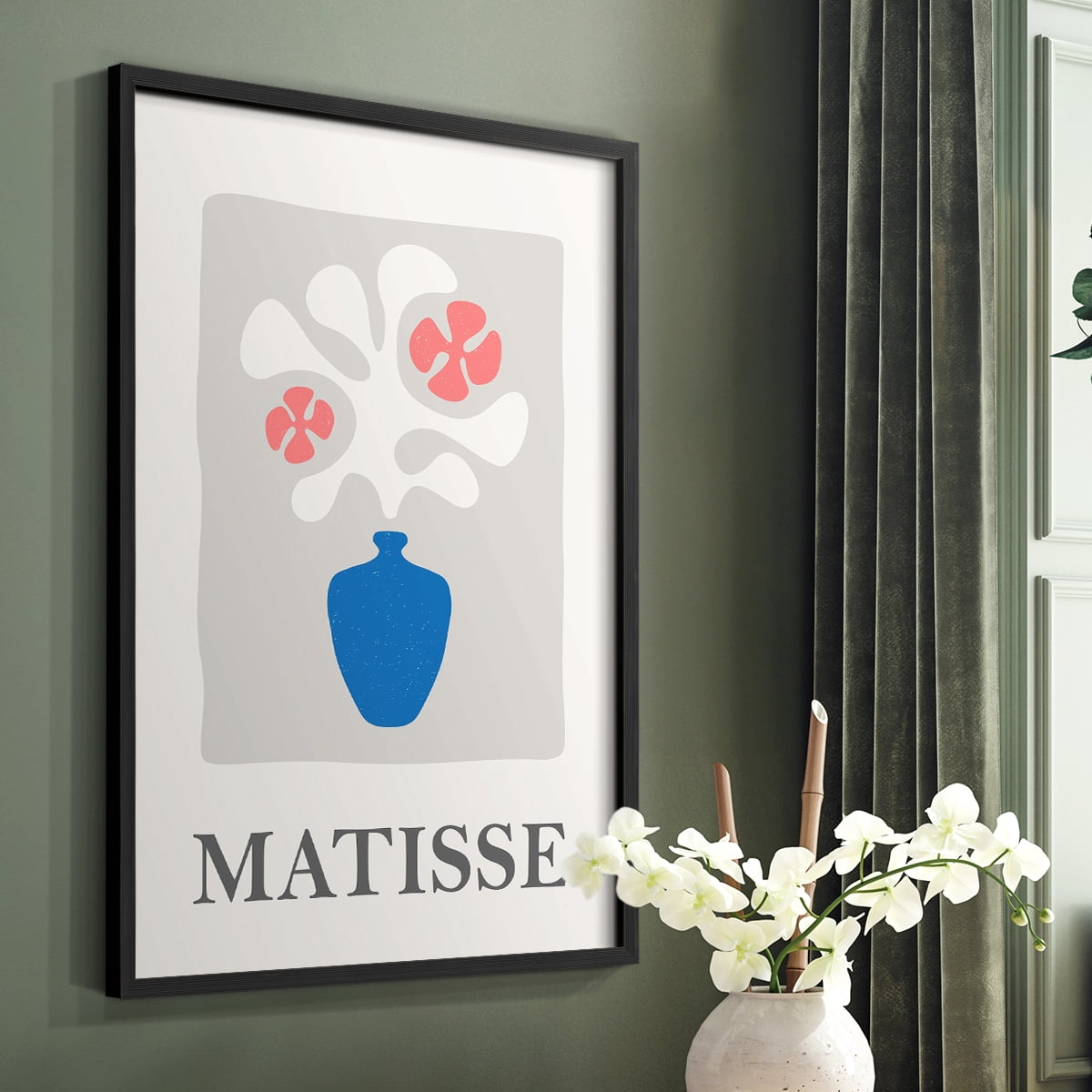 Matisse CCLXXIII in Solid Wood 8 x 10 Framed Print