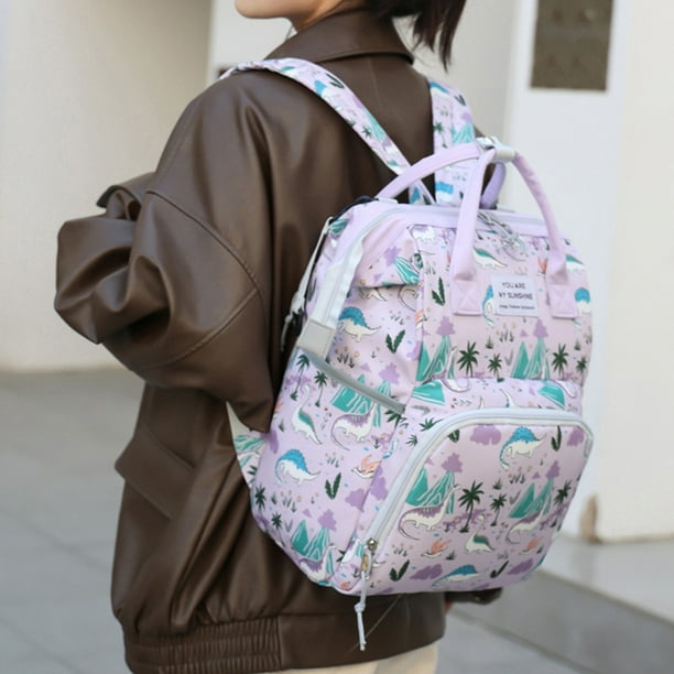 Mochila escolar para niños | Mochila ligera de nailon con bolsillo para botella de agua | Mochila impermeable para estudiantes, niños y niñas | Mochila para primaria