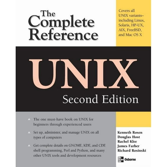 Unix: The Complete Reference, Second Edition, (Paperback)