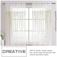thumbnail image 3 of Cortina de ventana con hojas, cortina transparente, panel de ventana, cortina para sala de estar y dormitorio, 3 of 6